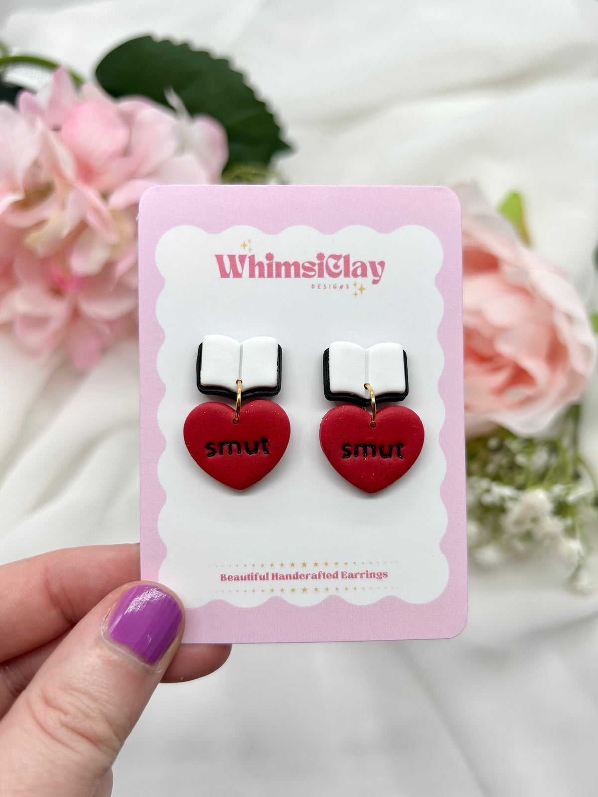 Smut Book | Polymer Clay Earrings