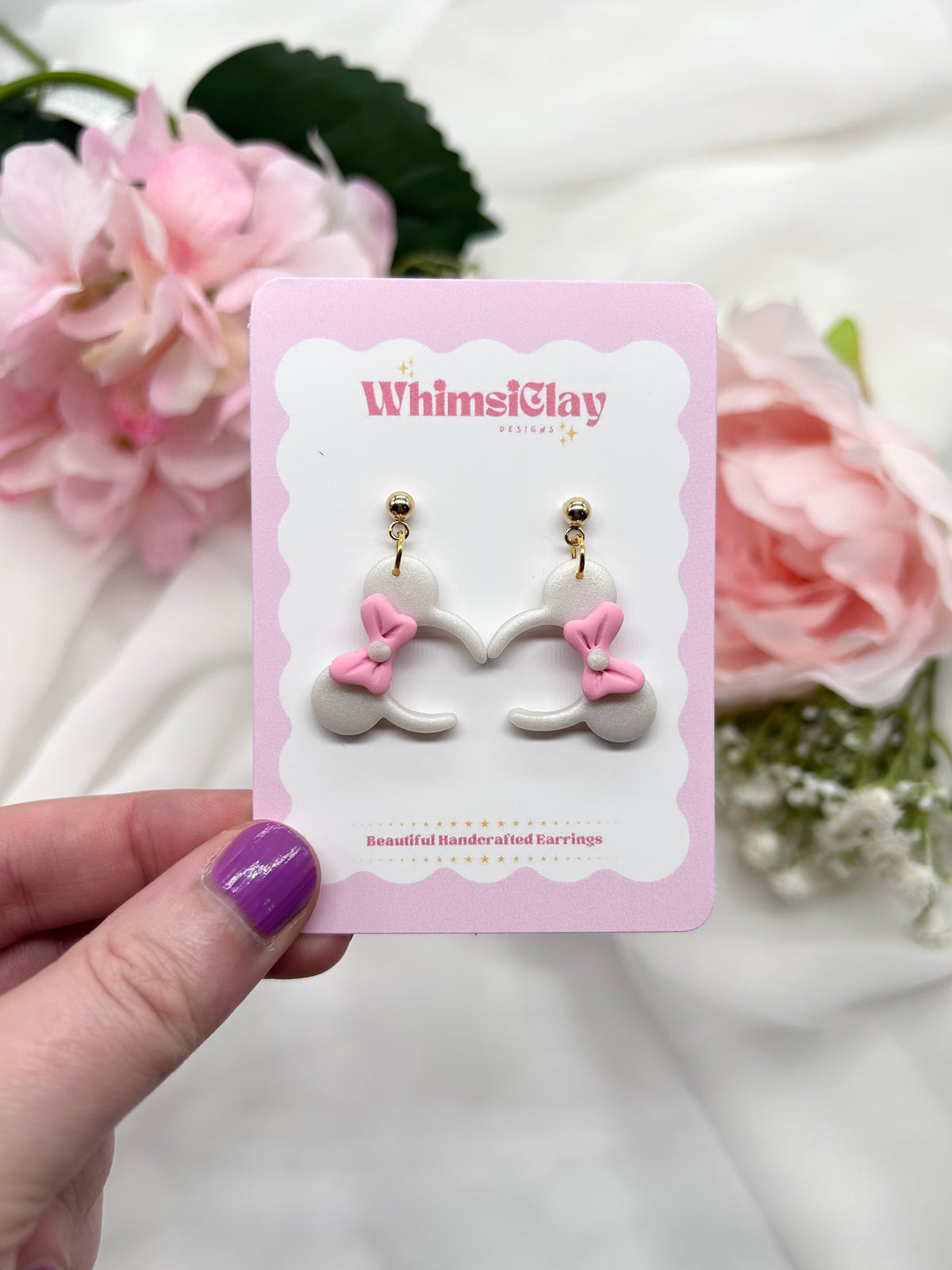 Mouse Ears | Polymer Clay Earrings