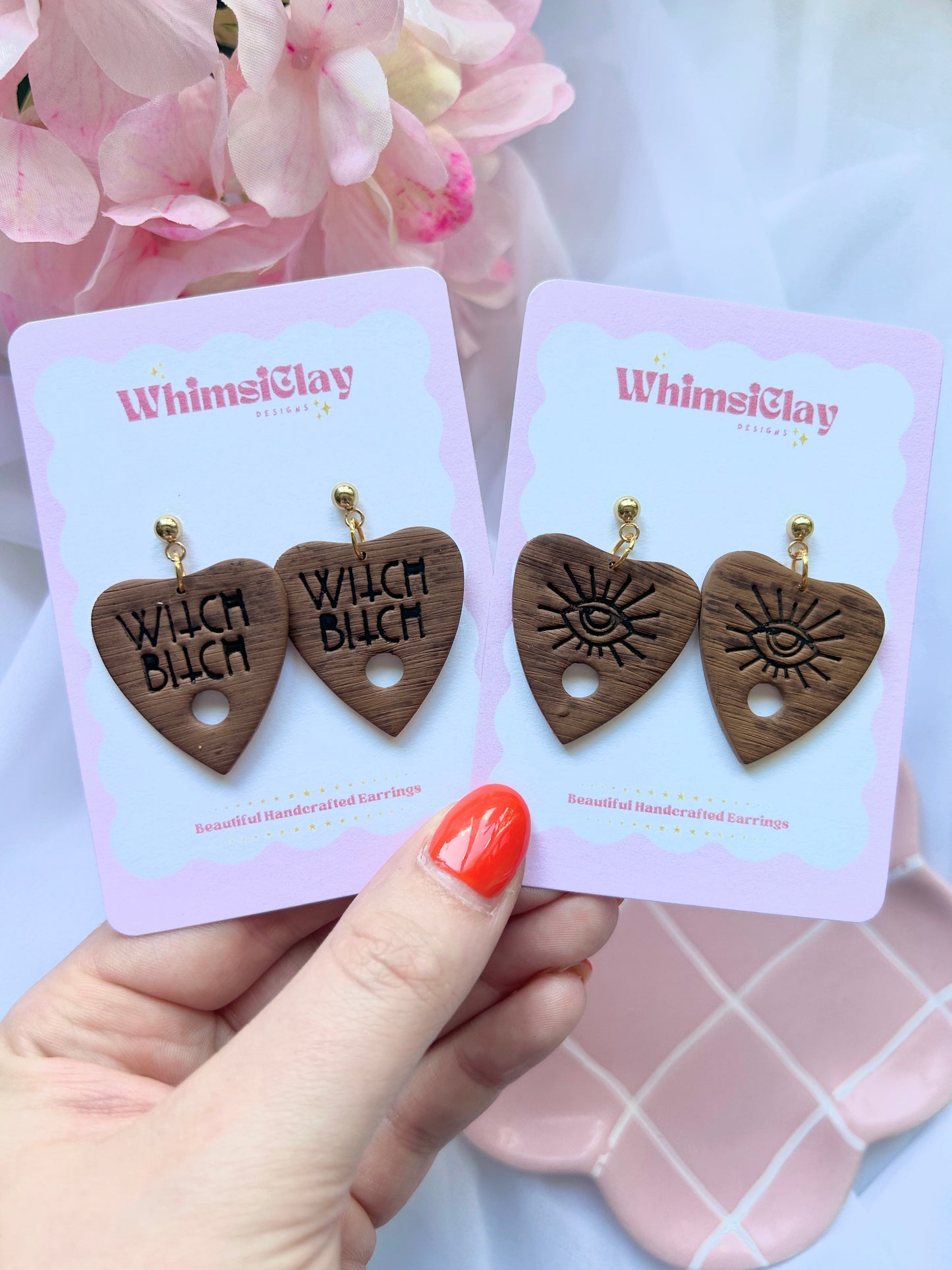 Ouiji Planchette Earrings