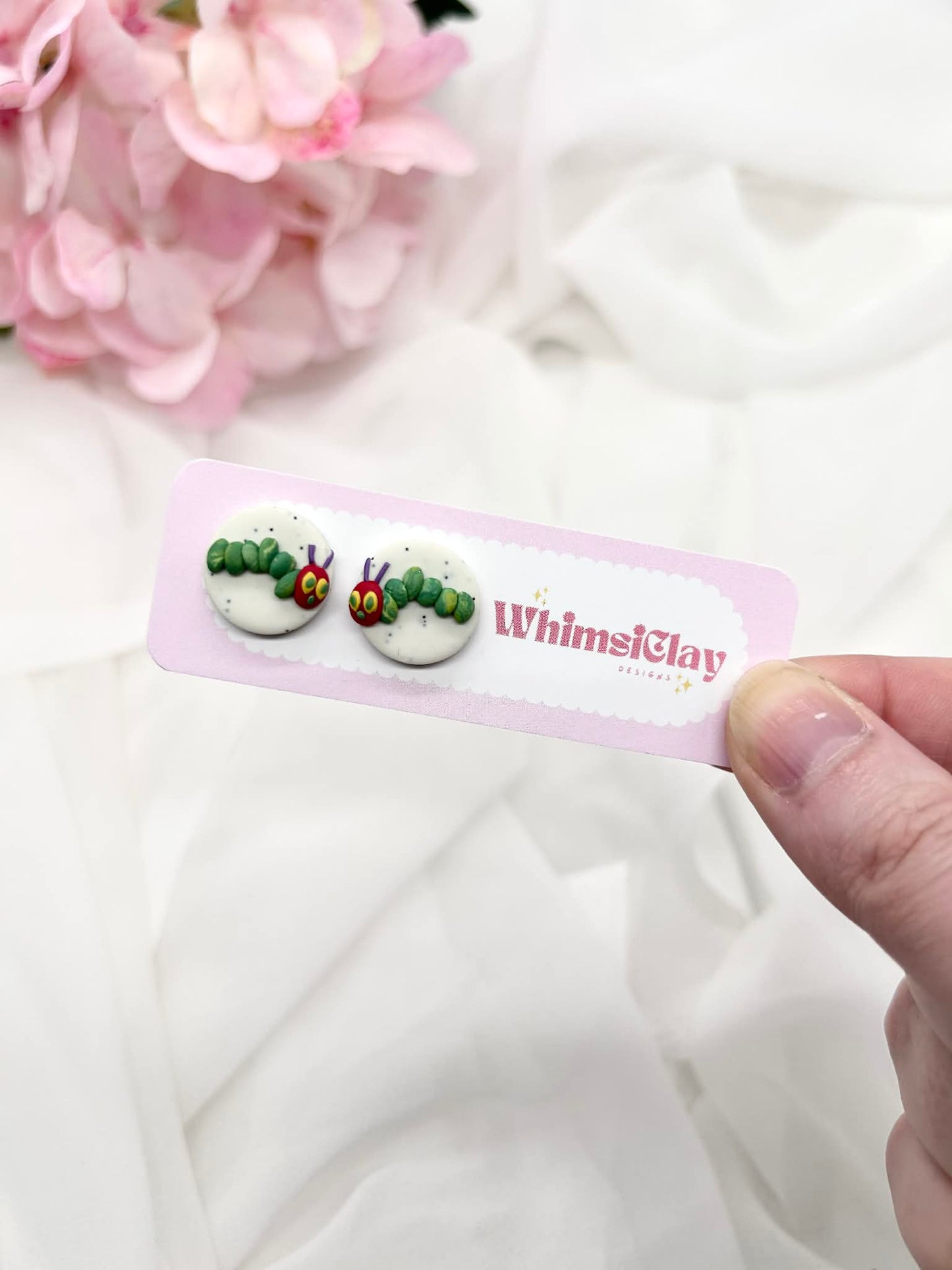 Hungry Caterpillar Studs