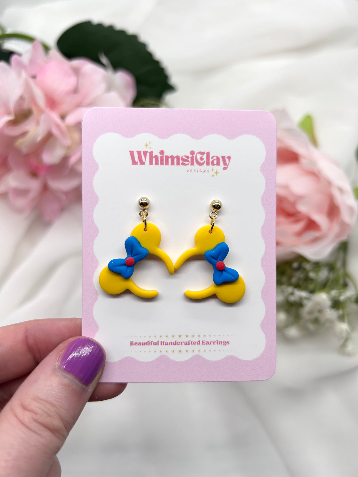 Mouse Ears | Polymer Clay Earrings