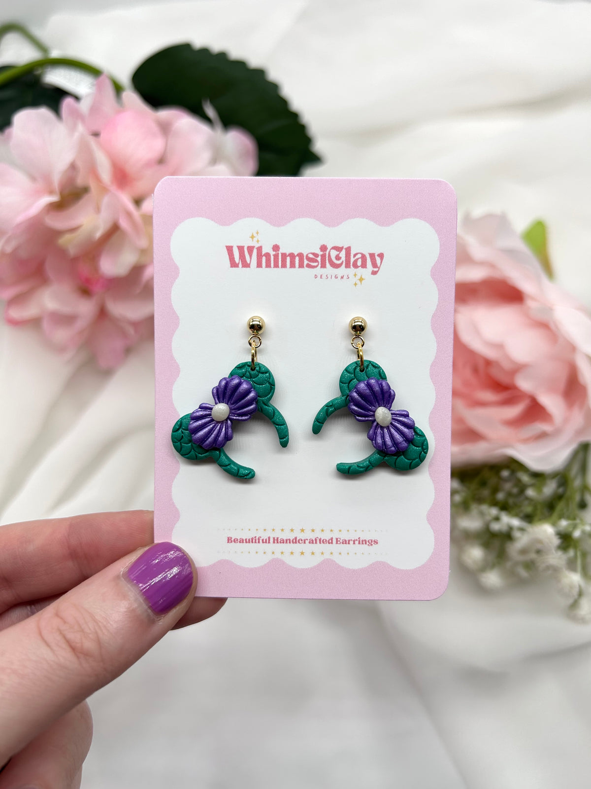 Mouse Ears | Polymer Clay Earrings
