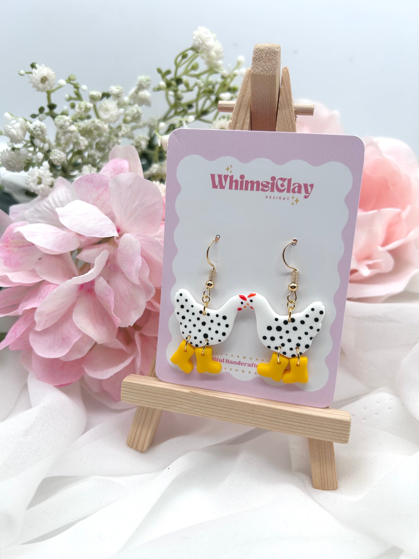 Chicken Earrings