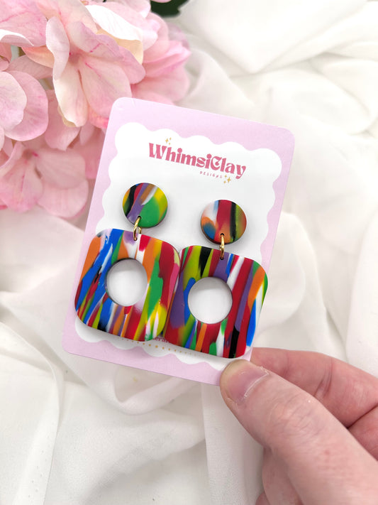 Artistic Large Statement Earrings