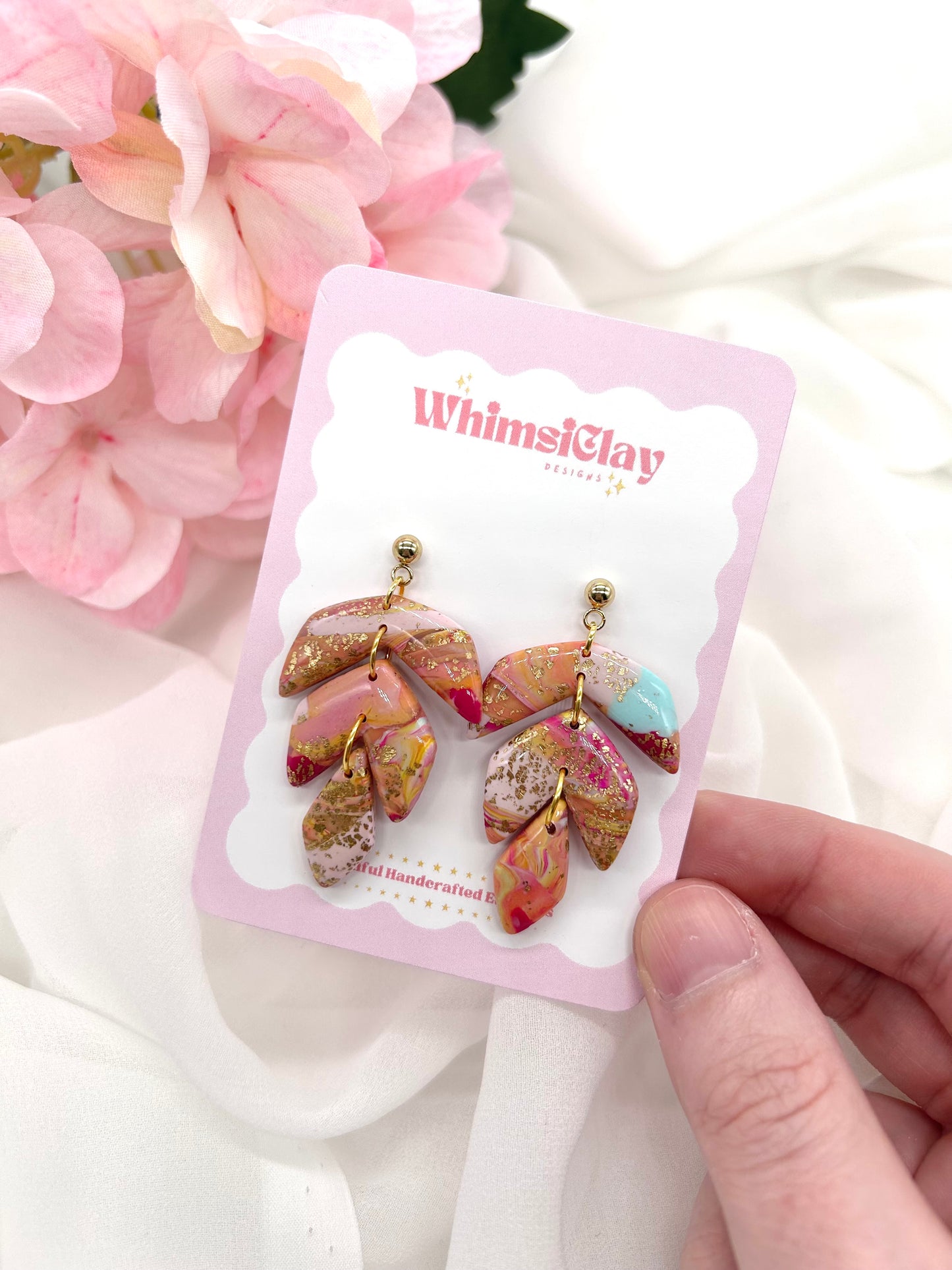 Groovy Marble Trio Earrings
