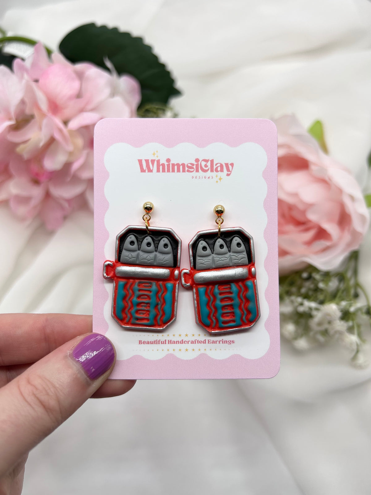 Sardines | Polymer Clay Earrings