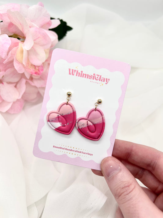 Marble Heart Drops