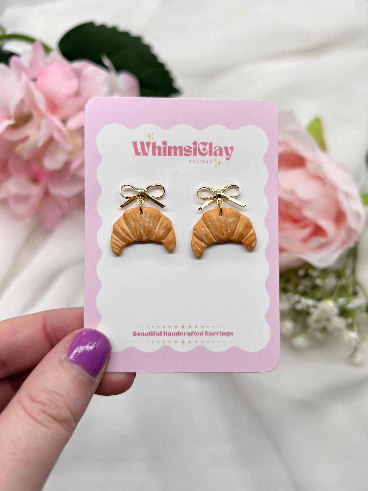 Croissant | Polymer Clay Earrings