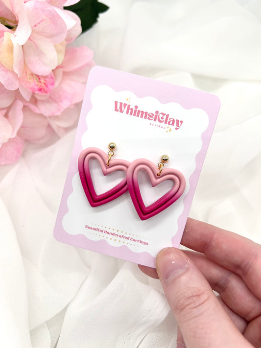 Ombre Heart Drops
