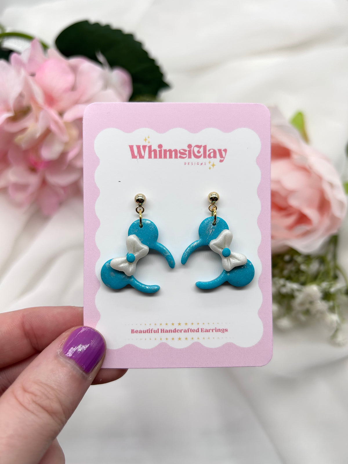 Mouse Ears | Polymer Clay Earrings