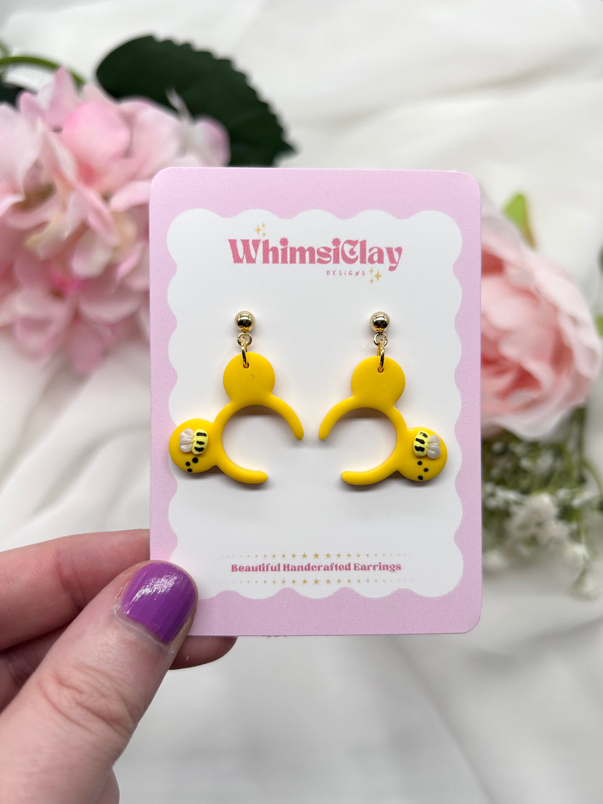 Mouse Ears | Polymer Clay Earrings
