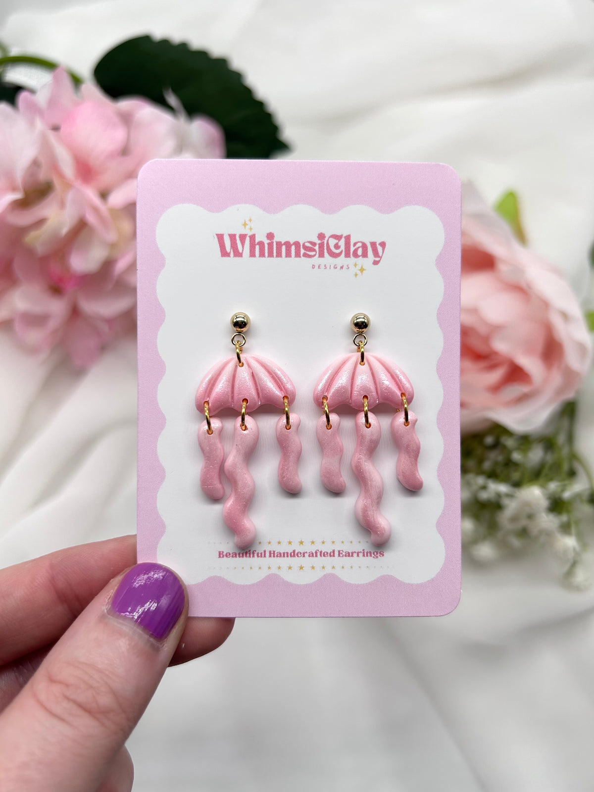 Jellyfish | Polymer Clay Earrings