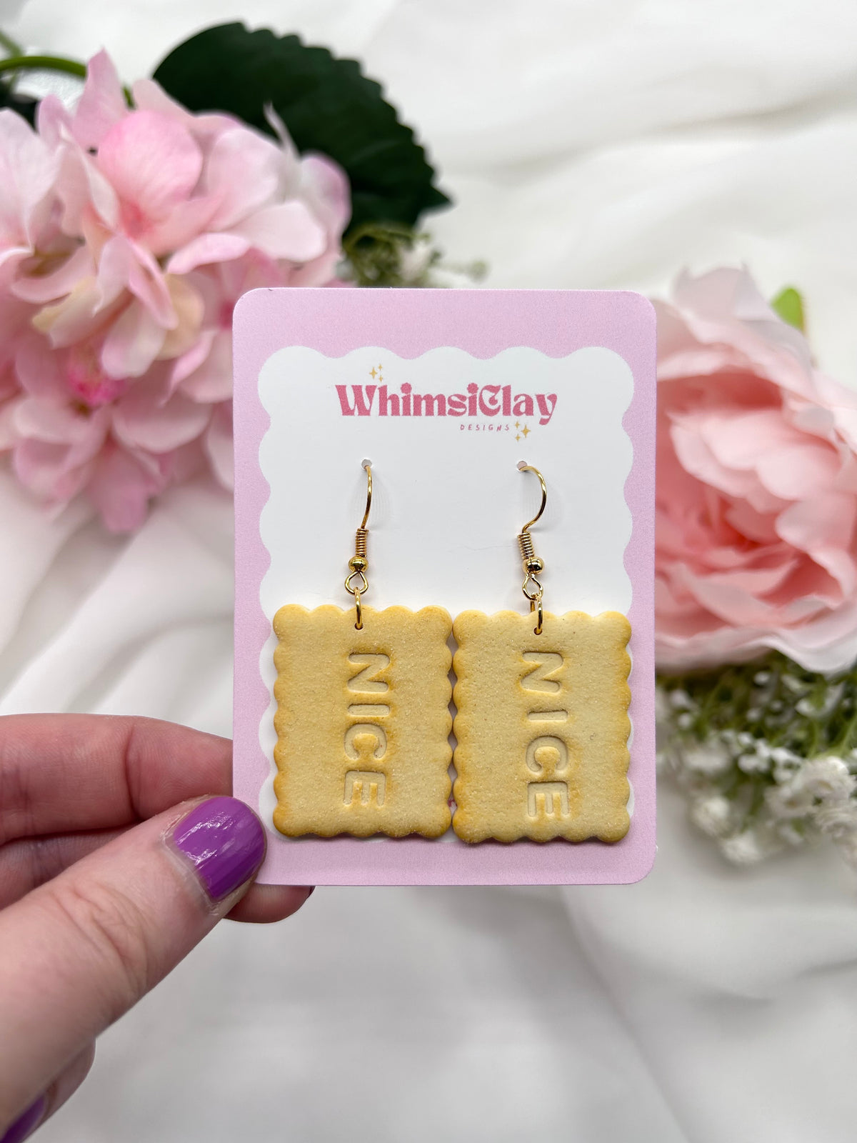 Nice Biscuit | Polymer Clay Earrings