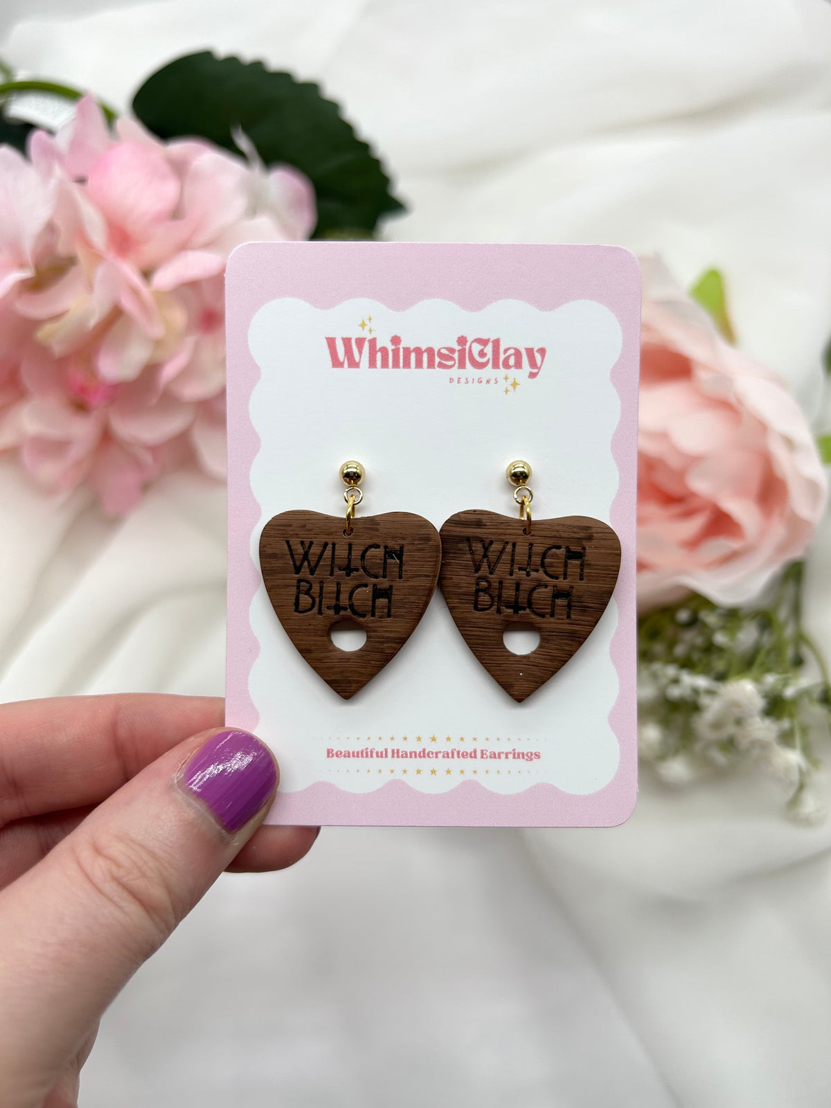 Planchette | Polymer Clay Earrings