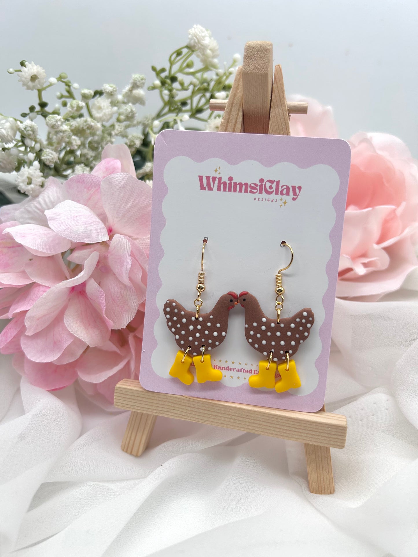 Chicken Earrings
