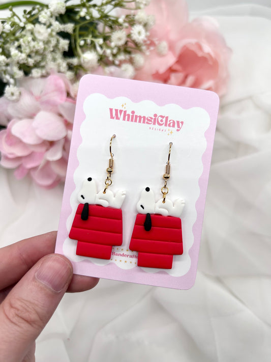 Snoopy | Polymer Clay Earrings
