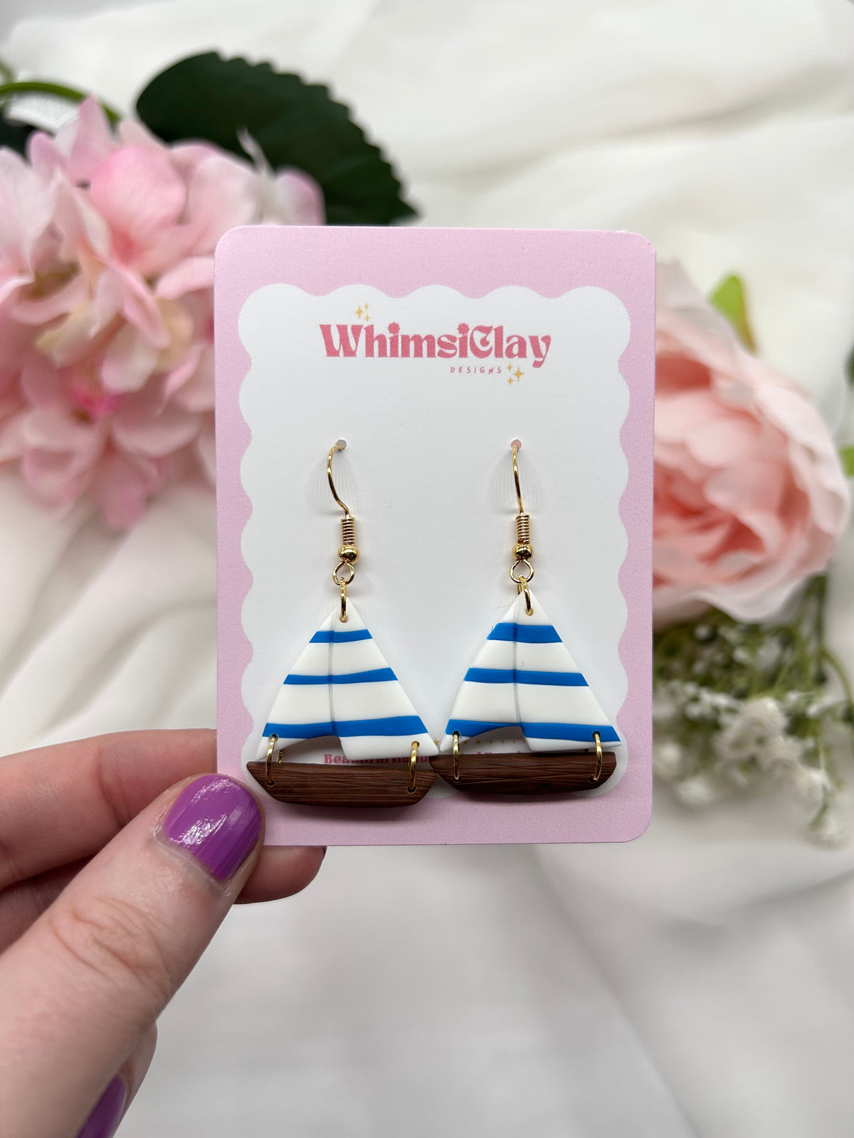 Boat | Polymer Clay Earrings