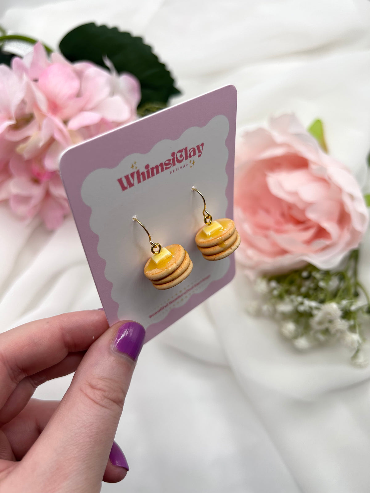 Butter Pancakes | Polymer Clay Earrings