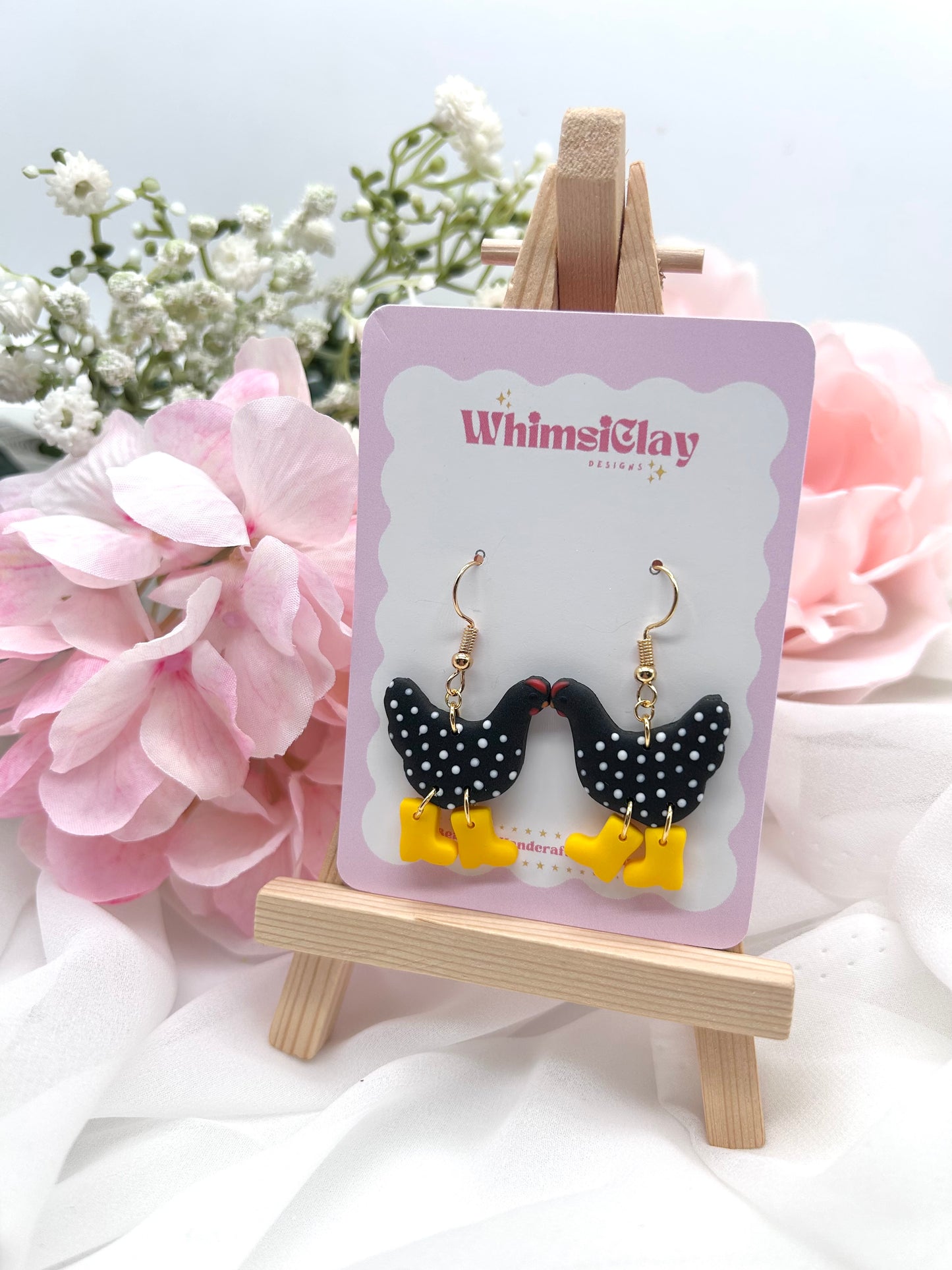 Chicken Earrings