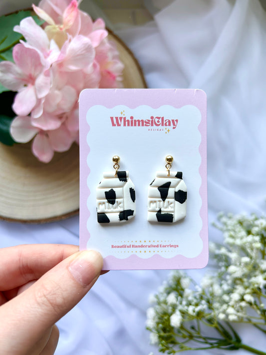 Milk Carton Earrings