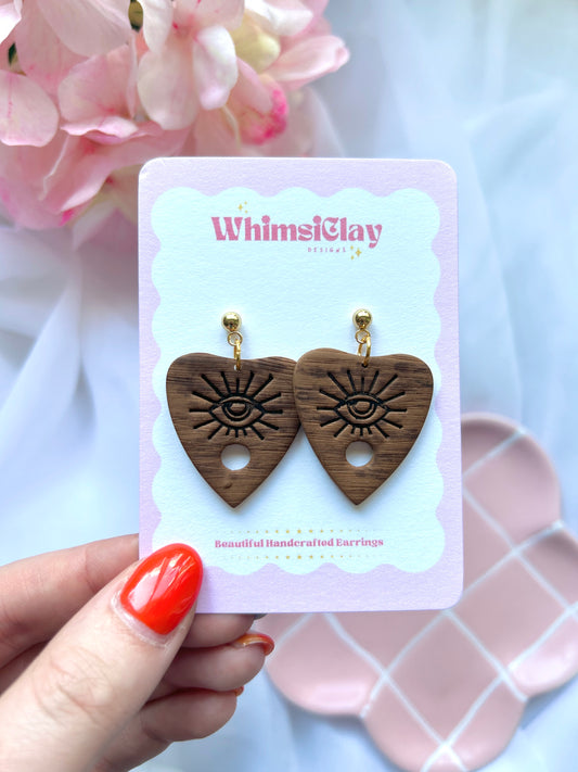 Ouiji Planchette Earrings