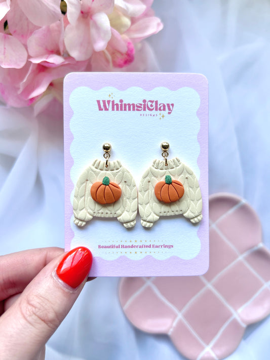 Pumpkin Jumper Earrings