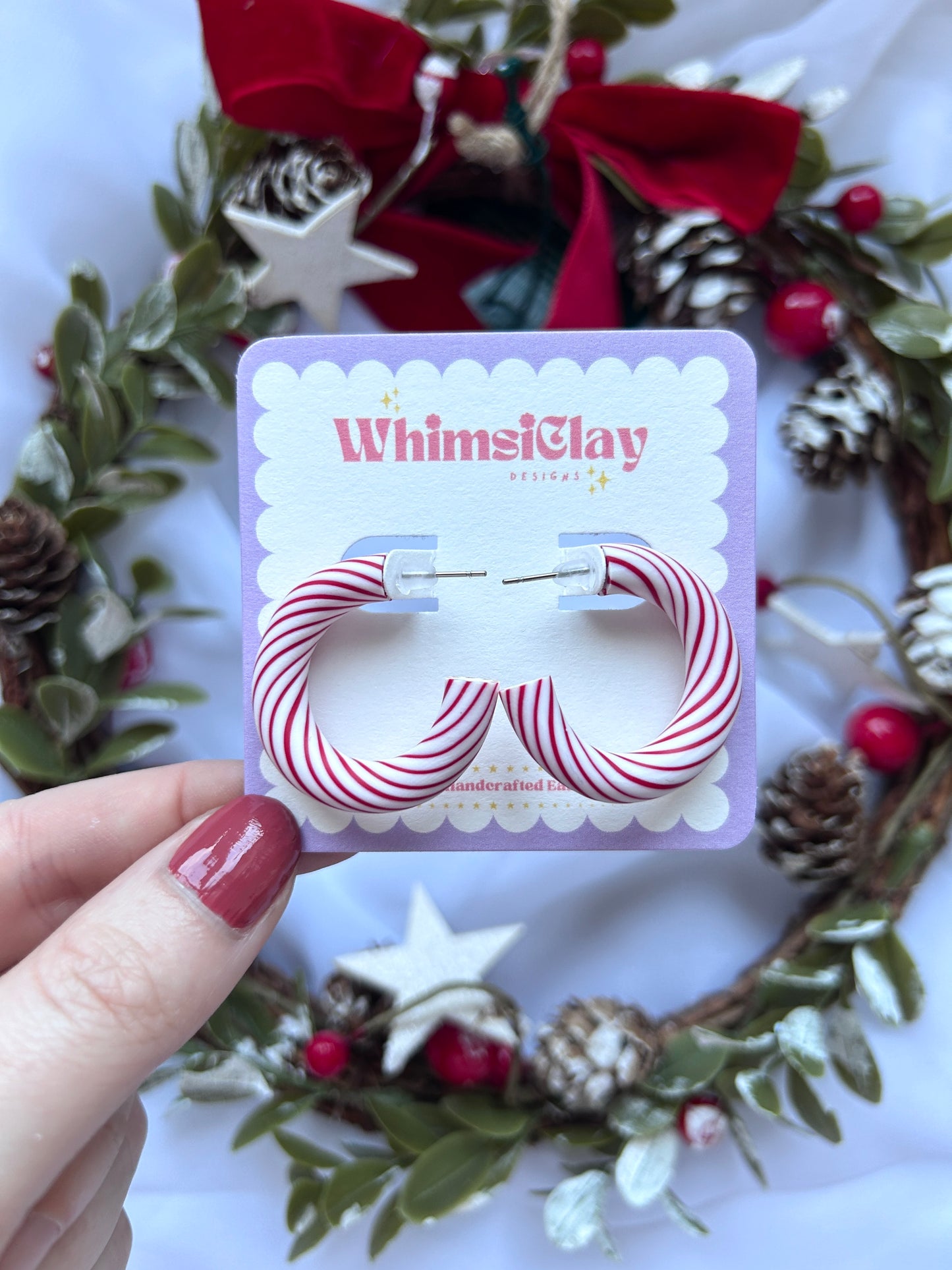 Candycane Hoops