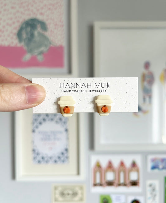 Pumpkin Spiced Latte Earrings